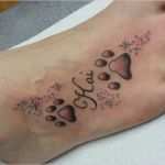 Tattoo Kindernamen Vorlagen Wunderbar 33 Pfoten Tattoo Ideen – Bilder Und Bedeutung