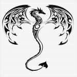 Tattoo Tribal Vorlagen Bewundernswert Luxus Dragon Tribal Tattoo Vorlage Drachen Avec Tribal