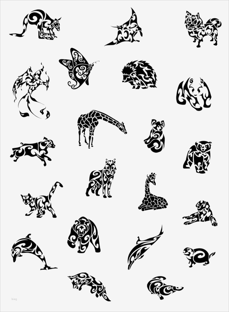 Tattoo Vorlagen Klein Erstaunlich Tattoo Vorlagen 60 Kostenlose Tiermotive Tattoovorlagen
