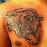 Tattoo Vorlagen Männer Schön Männer Tattoos Stier Motiv Tattoo Brust …