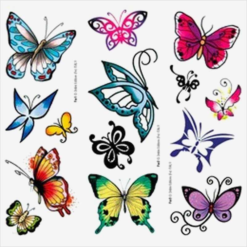 Tattoo Vorlagen Schmetterling Wunderbar Klebe Tattoo Schmetterlinge 5 Motive 1 19