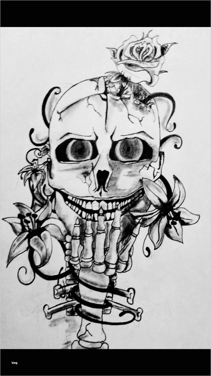 Tattoo Vorlagen Zeichnen Elegant Bild Tattoo Vorlage totenkopf Zeichnungen Fantasie