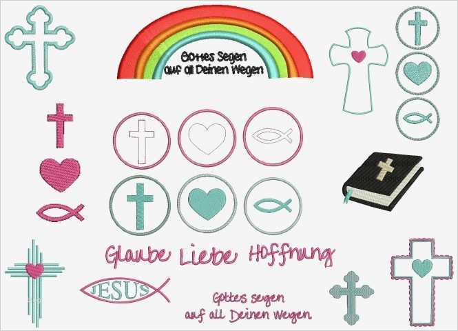 Taufkerze Fisch Vorlage Genial E Books & Anleitungen Stickmuster Christliche Symbole