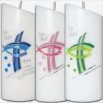 Taufkerze Motive Vorlagen Beste Taufkerzen Mit Modernen Motiven Fisch & Kreuz