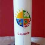 Taufkerze Motive Vorlagen Inspiration Taufkerze