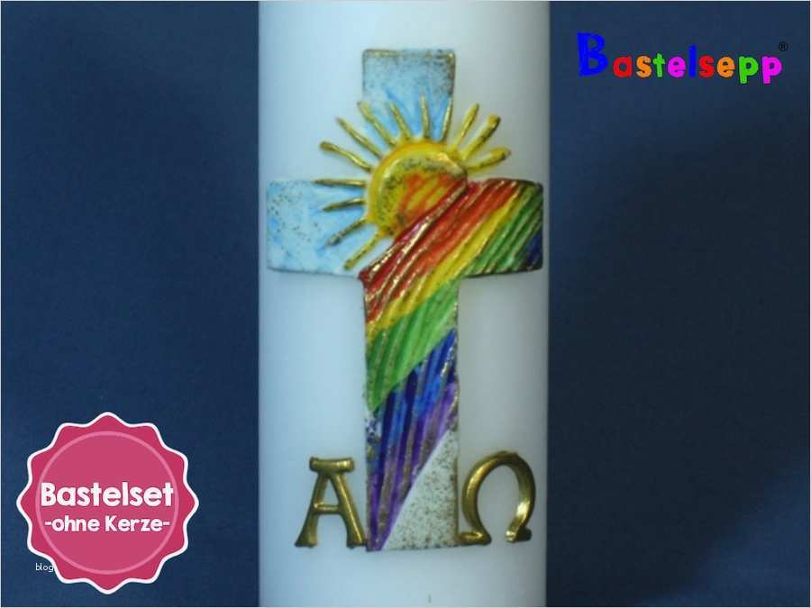 Taufkerze Selber Machen Vorlagen Hübsch Kerzenbastelset Taufkerze Nr 101 Zum Selber Machen