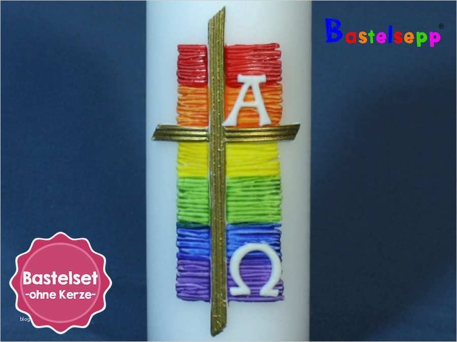 Taufkerze Selbst Gestalten Vorlagen Elegant Kerzenbastelset Osterkerze Nr 101 Zum Selber Machen