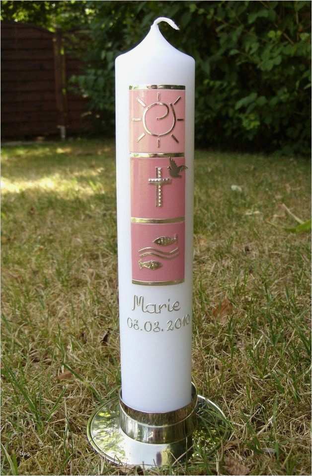 Taufkerzen Mädchen Vorlagen Angenehm Taufkerzen Taufkerze Kommunionskerze Mädchen Junge Ein