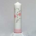 Taufkerzen Mädchen Vorlagen Cool Taufkerze Schmetterling Mädchen Silber – Wachs & Kunst