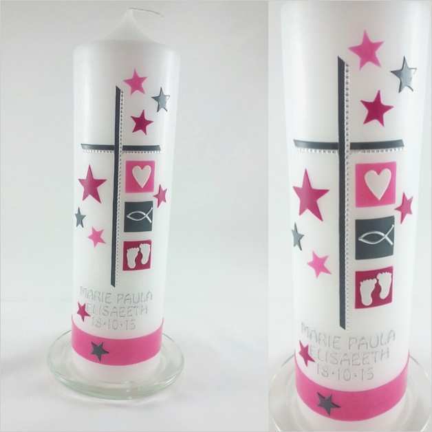 Taufkerzen Mädchen Vorlagen Inspiration Taufkerzen Taufkerze Mädchen Ein Designerstück Von