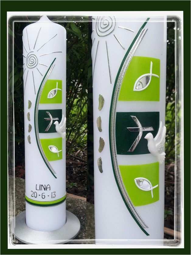 Taufkerzen Mädchen Vorlagen Wunderbar Taufkerze Incl Beschrifung In Silber Od Farbig