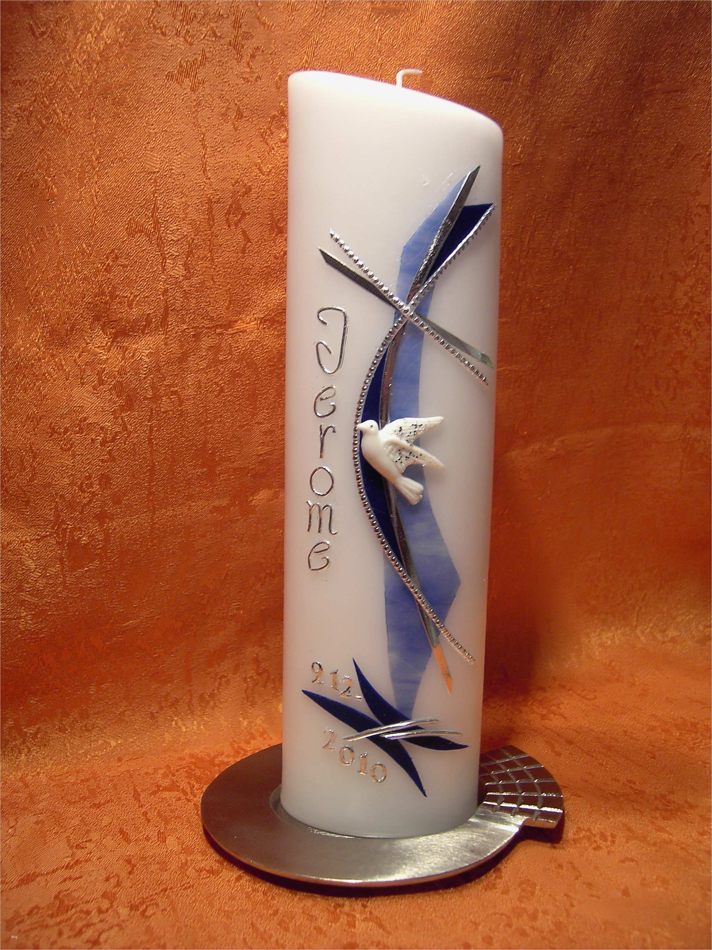 Taufkerzen Selber Gestalten Vorlagen Inspiration Kerzen Und Geschenke Taufkerze Blau