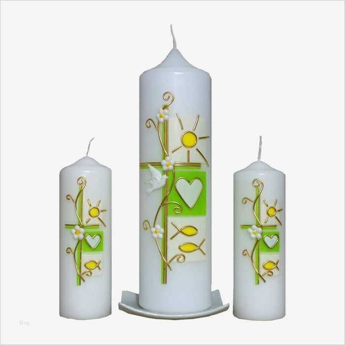 Taufkerzen Vorlagen Zum Ausdrucken Best Of Taufkerzen 3 Set Frühling Ein Persönliches Geschenk Als