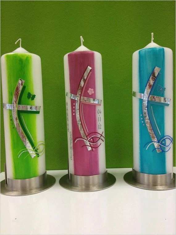 Taufkerzen Vorlagen Zum Ausdrucken Süß Taufkerze Geschwungenes Kreuz Farbig Hinterlegt Von