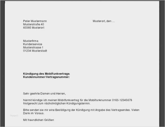Telekom Kündigung Umzug Vorlage Schön Telekom Handyvertrag Kündigen Vorlage Einzigartig