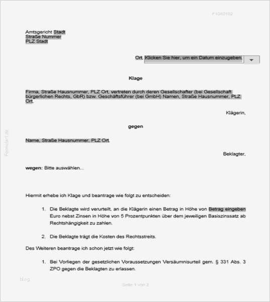 Telekom Kündigung Zusammenzug Vorlage Luxus Klage Einreichen Vor Dem Amtsgericht Klagemuster
