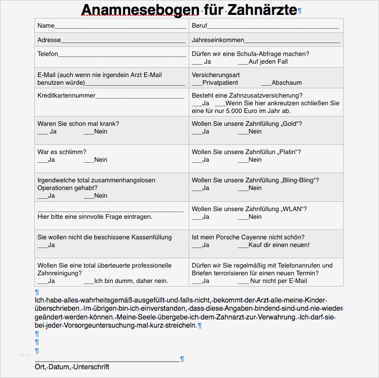 Terminerinnerung Vorlage Zahnarzt Genial Anamnesebogen Für Zahnärzte – Privatsprache