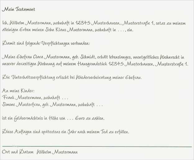 Testament Erstellen Vorlage Einzigartig Provinzial Geschäftsstelle Piechel Vom Testament Bis Zur