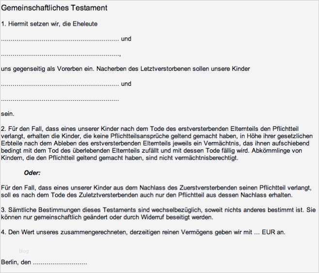 Testament Vorlage Inspiration Fice Vorlage Testament Kostenlos Runterladen