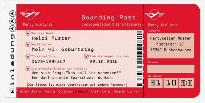 Ticket Vorlage Zum Bearbeiten Cool Einladungskarten Zum Geburtstag