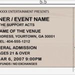 Ticket Vorlage Zum Bearbeiten Hübsch Custom Baseball Tickets Ticket Templates