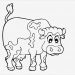Tiere Malen Vorlagen Cool Kostenlose Malvorlage Tiere Gescheckte Kuh Zum Ausmalen