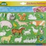 Tiere Malen Vorlagen Süß Zeichenschablonen &quot;tiere&quot; Inkl Vorlagen