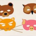 Tiermasken Vorlagen Beste Tiermasken