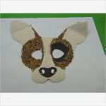 Tiermasken Vorlagen Einzigartig Faschingsmaske Hund