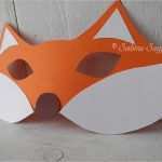Tiermasken Vorlagen Fabelhaft Fuchsgeburtstag