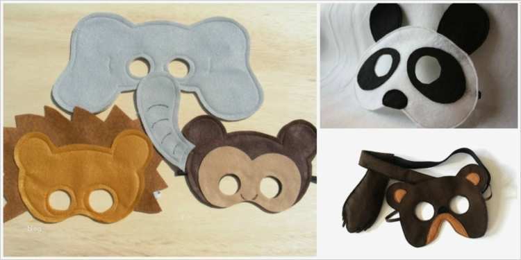 Tiermasken Vorlagen Wunderbar Tiermasken Basteln Faschingsmasken Aus Papier Und Filz