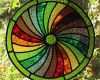 Tiffany Glas Vorlagen Cool Stained Glass Panel Four Seasons Spring Decorative