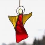Tiffany Glas Vorlagen Cool Tiffany Engel Rot Gelb