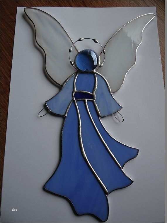 Tiffany Glas Vorlagen Luxus Angel Stained Glass Suncatcher Tiffany Style Big Angel