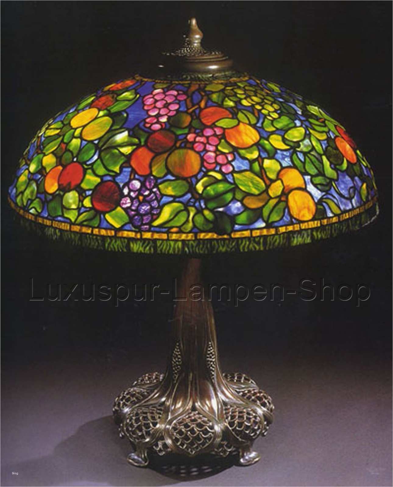 Tiffany Lampen Vorlagen Bewundernswert Tischlampe Replikat Einer Tiffany Lampe Im Design