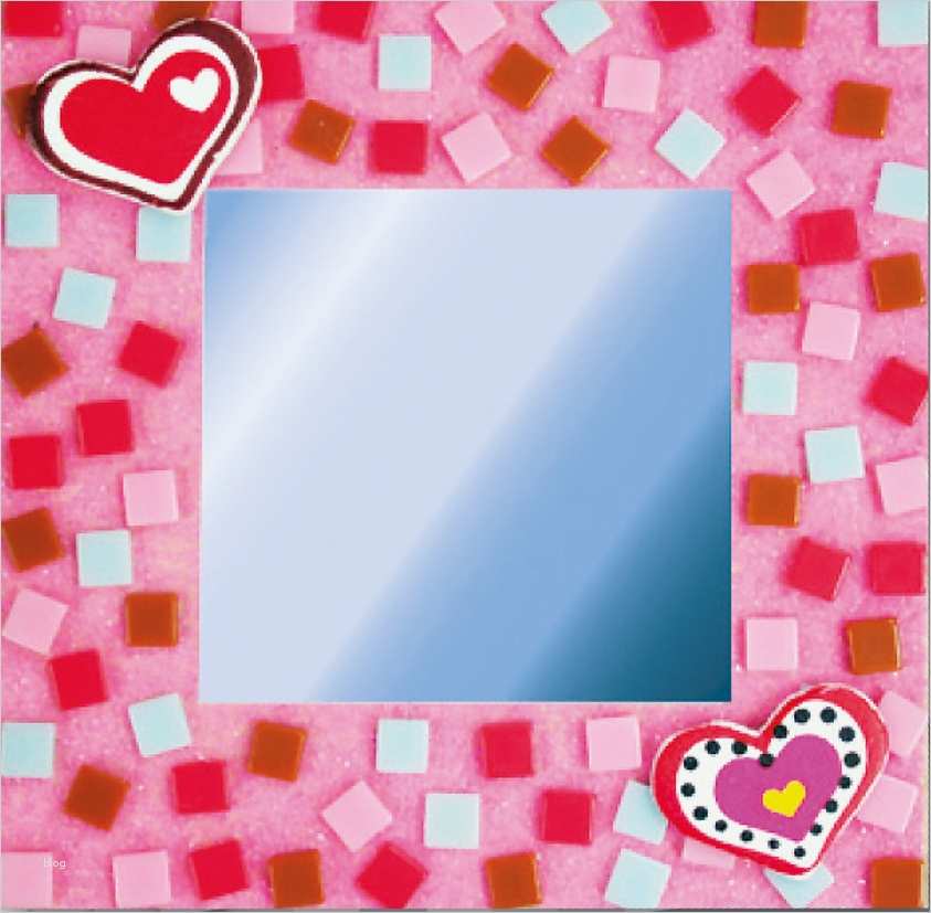 Tiffany Spiegel Vorlagen Wunderbar Kreativ Set Selbstklebendes Poly Mosaik Spiegel Herzen