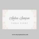 Tischkarten Vorlage Pdf Luxus Hochzeit Tischkarten Vorlage Light Pink Damask
