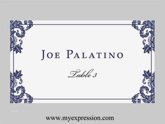 Tischkarten Vorlagen Word Angenehm Hochzeit Tischkarten Flach Vorlage Elegante Marine Damast