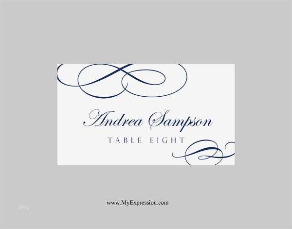 Tischkarten Vorlagen Word Einzigartig Wedding Place Cards Template Folded Calligraphic Flourish