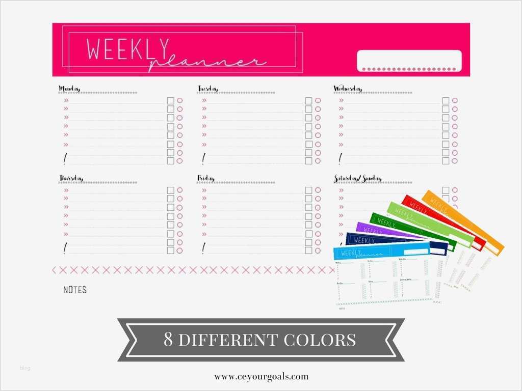 To Do Liste Vorlage Fabelhaft Weekly Planner Kostenloser Download