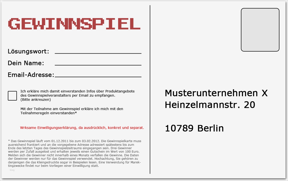 Tombola Lose Vorlage Angenehm Adressen Für Direktmarketing Mit Gewinnspielkarten Wirksam