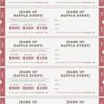 Tombola Lose Vorlage Schön Ticket Vorlage tombola Lose and Vorlagen On Pinterest