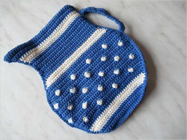 Topflappen Häkeln Vorlagen Kostenlos Wunderbar topflappen Häkeln Milchkannen Motiv