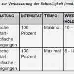 Trainingsplan Vorlage Cool Schnelligkeit Im Tennis