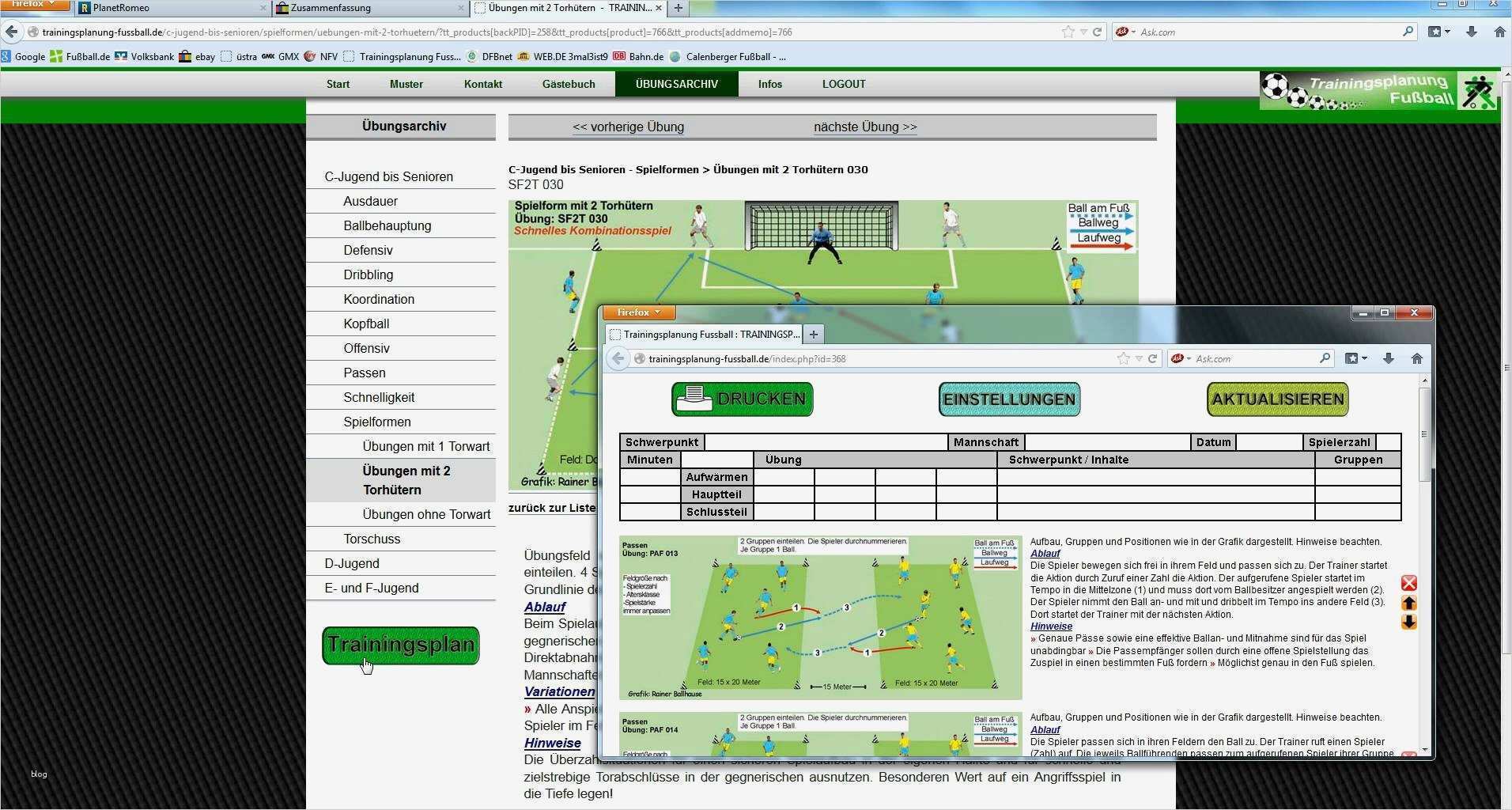Trainingsplanung Fußball Vorlage Erstaunlich Trainingsplanung Fußball