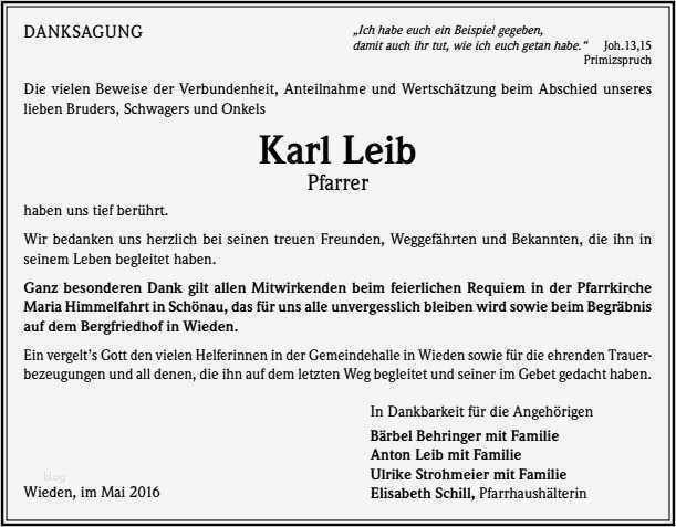 27 Hübsch Trauer Danksagungskarten Vorlagen Galerie 2 Karl Leib Trauer Traueranzeigen & Nachrufe badische