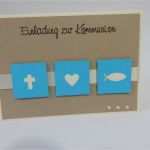 Trauerkarten Basteln Vorlagen Schön 1000 Ideas About Einladung Zur Kommunion On Pinterest