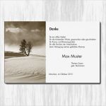 Trauerkarten Danksagung Vorlagen Cool Trauerdanksagung "baum" Online Bestellen