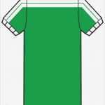 Trikot Vorlage Hübsch Palme Berti Retro Trikot Kurzarm Rundhals Grün Weiß