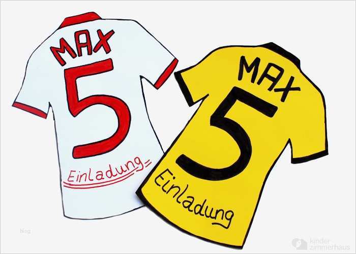 Trikot Vorlage Inspiration Einladung Zum Kindergeburtstag Einladungskarten Basteln